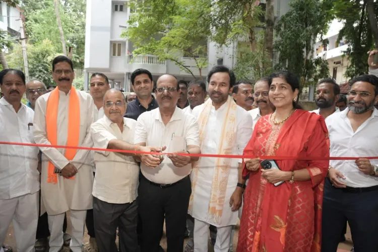 Kishan Reddy Inaugurates Open Gym at Sanathnagar Ayurvedic Park
