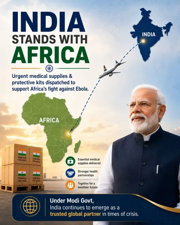 Kishan Reddy: India sends medical aid to Africa amid Ebola emergency