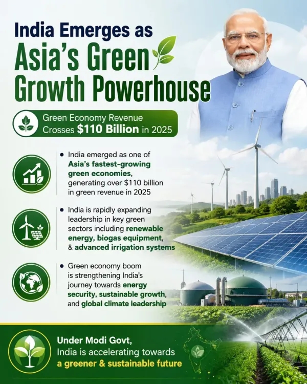 Kishan Reddy: India's green economy tops $110 bn in 2025