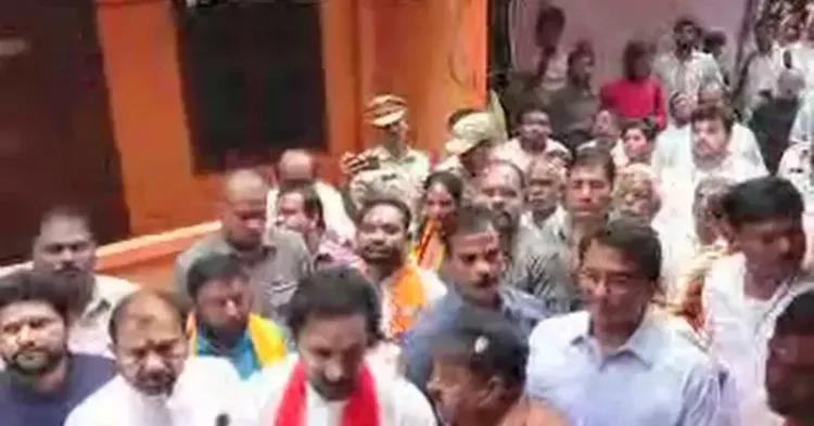Kishan Reddy Inspects Community Hall in Kacheguda, Hyderabad