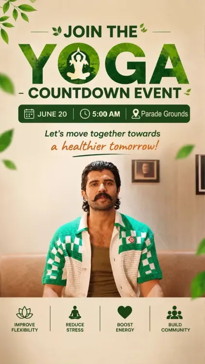 Kishan Reddy Invites Hyderabad to 24-Hour Yoga Countdown