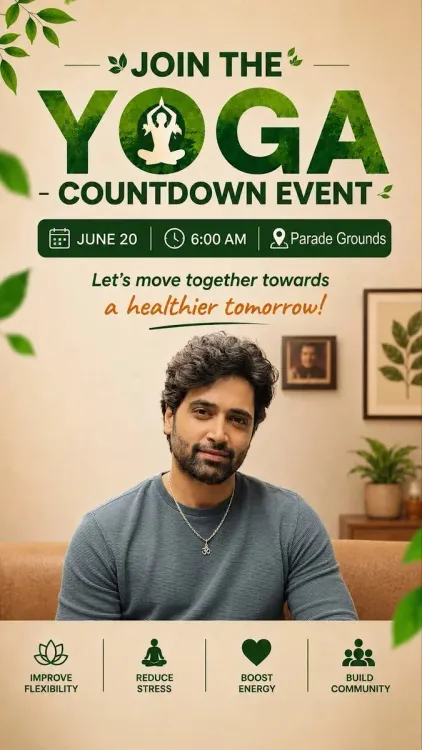 Kishan Reddy invites Hyderabad to IDY 2026 Countdown at Secunderabad