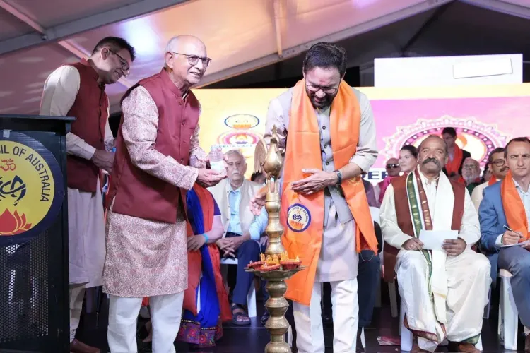 Kishan Reddy joins Diwali Mela in Sydney with Aus leaders