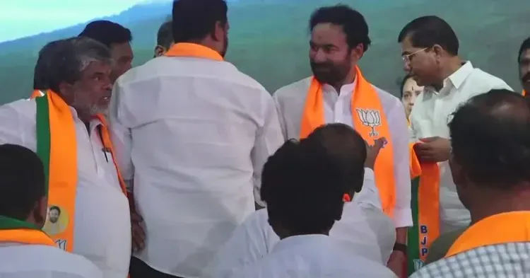 Kishan Reddy Leads BJP Karyakarta Meet in Amberpet