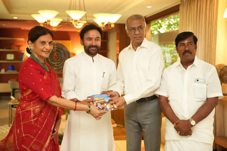 Kishan Reddy Meets Apollo's Preetha Reddy in Chennai Outreach