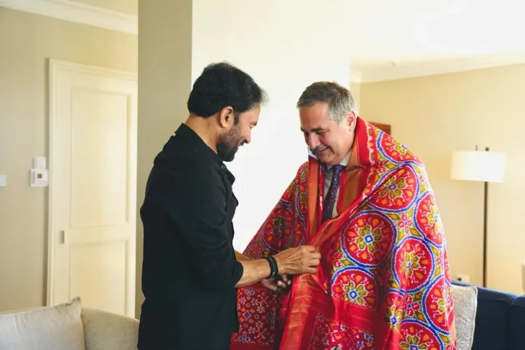 Kishan Reddy Meets 'Dharma Democracy' Author in Sydney