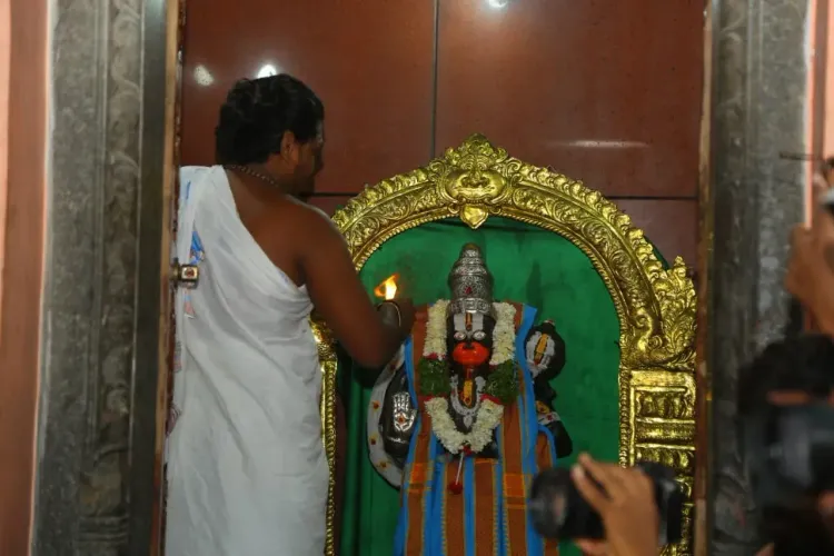 Kishan Reddy Offers Prayers at Karmanghat Before Singareni Bharosa Yatra