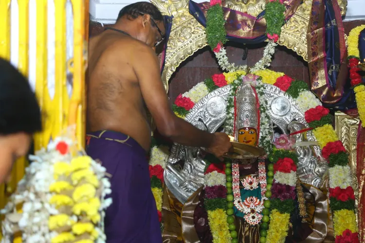 Kishan Reddy offers prayers at Khairatabad's seven temples on Bonalu