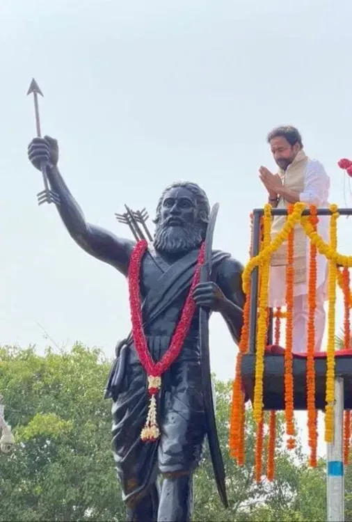 Kishan Reddy pays tribute to Alluri Sitarama Raju on Jayanthi