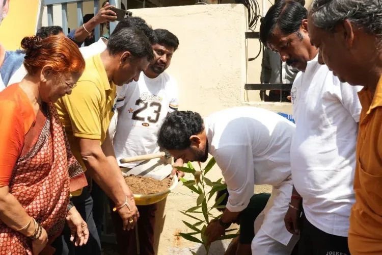 Kishan Reddy Plants Sapling in Chennai Under Ek Ped Maa Ke Naam