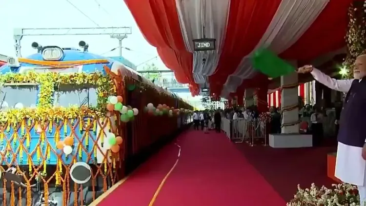 Kishan Reddy: PM Modi flags off India's first hydrogen train