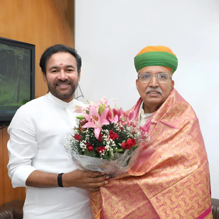 Kishan Reddy Thanks Arjun Ram Meghwal for Wishes