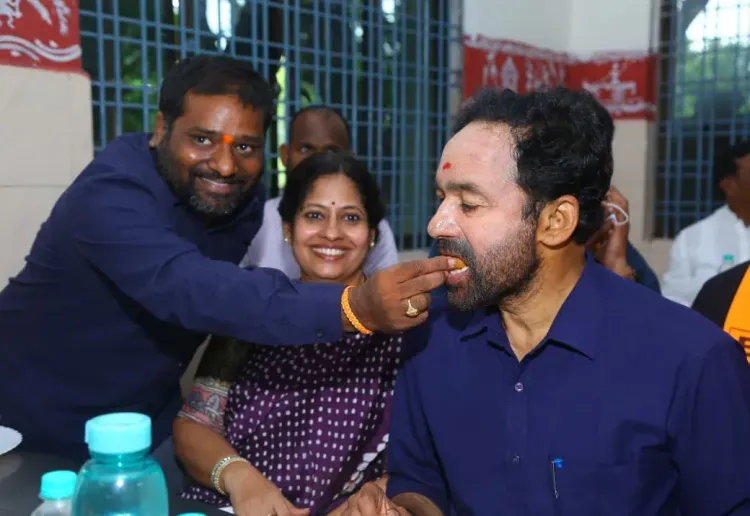 Kishan Reddy Visits KTK-8 Mine on Day 2 of Singareni Bharosa Yatra