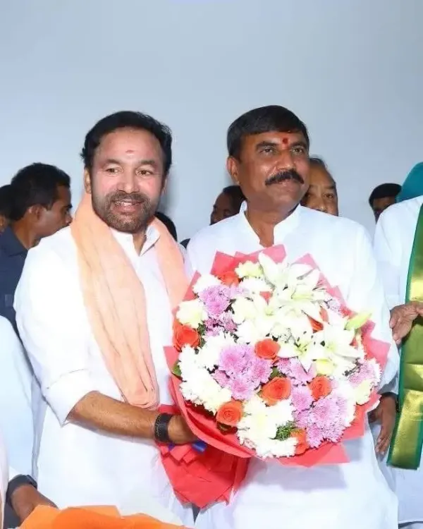Kishan Reddy Wishes BJP MLC Anji Reddy on Birthday