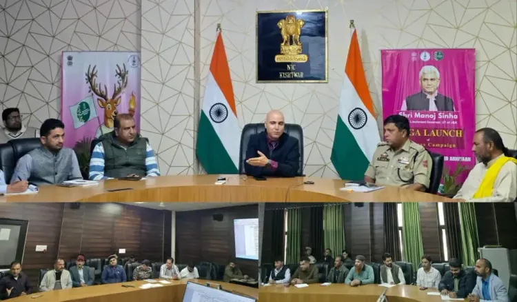 किश्तवाड़ में दीपावली सुरक्षा: डीसी पंकज कुमार शर्मा ने 8 नवंबर के लिए कड़े इंतज़ाम किए