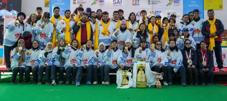 KIWG 2025: Ladakh Tops the Event; Army Outscores ITBP to Secure Ice Hockey Championship