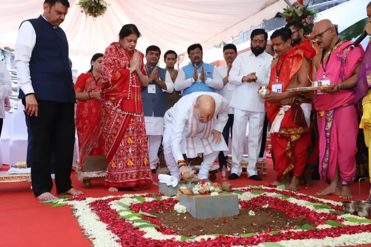 अमित शाह ने कोल्हापुर में अंबाबाई मंदिर विकास परियोजना का शिलान्यास किया, ₹1,500 करोड़ की योजना