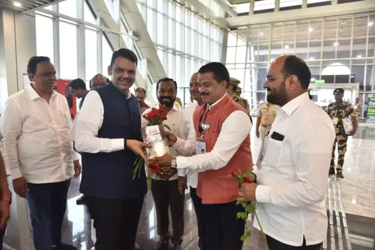 अमित शाह और CM फडणवीस कोल्हापुर में: महालक्ष्मी मंदिर परिसर विकास कार्यों का उद्घाटन, किसान सभा भी