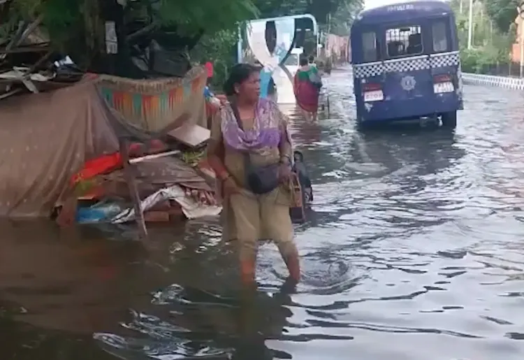 What happened during Kolkata's rain fury?