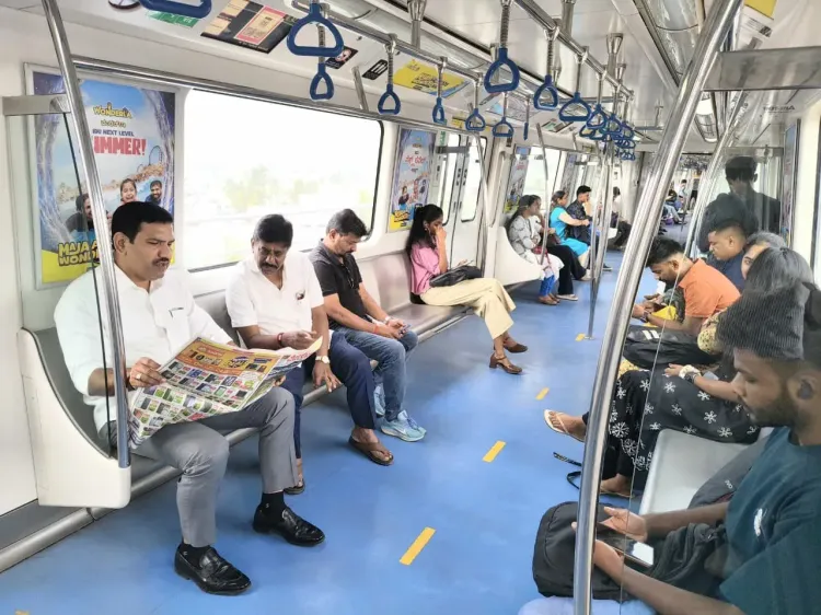 Vijayendra rides Bengaluru Metro, backs Modi's fuel conservation call; targets Congress on tax hikes