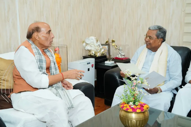 What Did K'taka CM Discuss with Rajnath Singh?