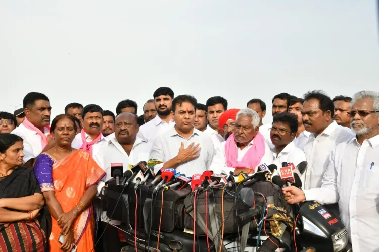 KTR accuses Congress-BJP nexus on Kaleshwaram, warns of BRS agitation