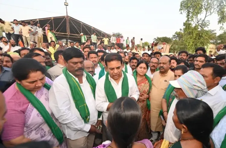 KTR mourns former MLA Peddi Sudarshan Reddy's passing