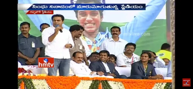 KTR Thanks Sindhu, Proposes a Photo Together