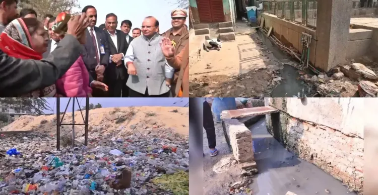 L-G Saxena Inspects Areas in Delhi, Describes Residents' Situation as Distressing