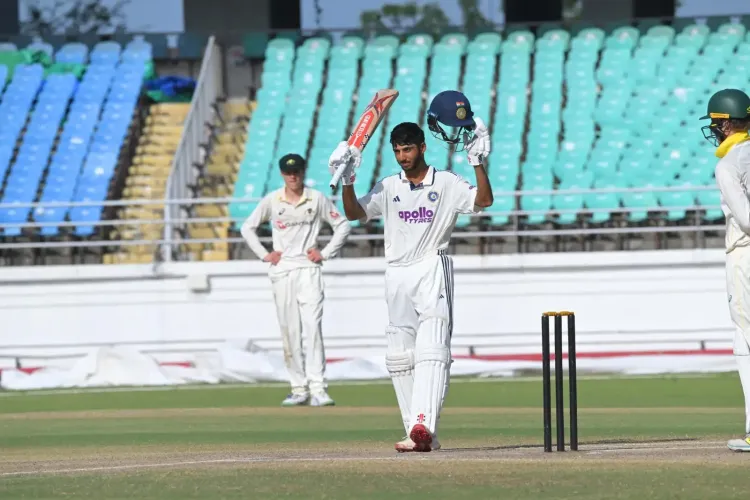 Lakshya Raichandani's unbeaten 210 puts India U19 in command vs Australia U19