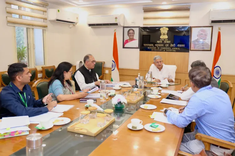 Lalan Singh Reviews MPEDA Meet, Vows to Boost Seafood Exports