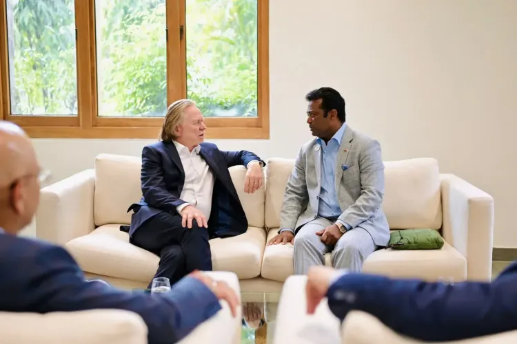 लिएंडर पेस और ऑस्ट्रेलियाई राजदूत की महत्वपूर्ण मुलाकात, सामाजिक मीडिया पर साझा की तस्वीरें