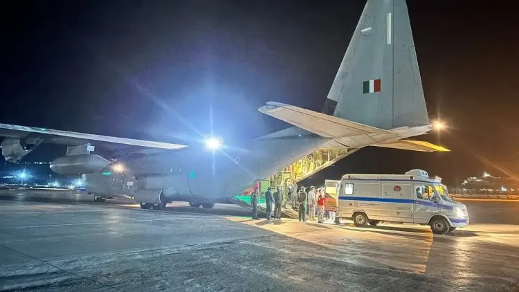 लेह से दिल्ली: IAF के सी-130जे ने रात में उड़ान भरकर बचाई 30 वर्षीय की जान, एम्स में भर्ती