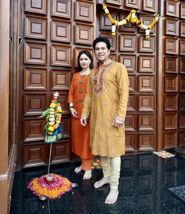 Celebrating New Beginnings and Dreams: Tendulkar and Yadav Share Gudi Padwa Blessings