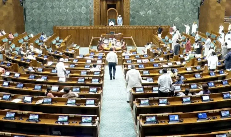 Lok Sabha adjourned for day after third disruption by Opposition MPs