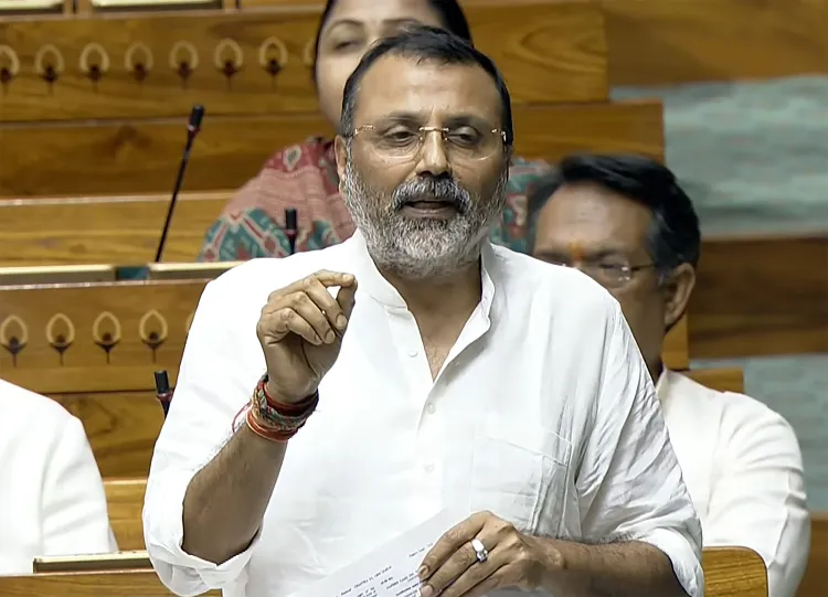 Nishikant Dubey Challenges Rahul Gandhi in Lok Sabha Debate