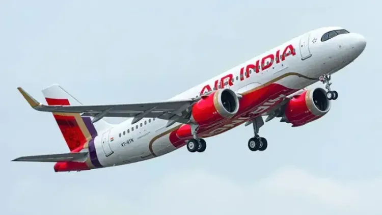 Did a London-bound Air India flight return due to a technical issue?