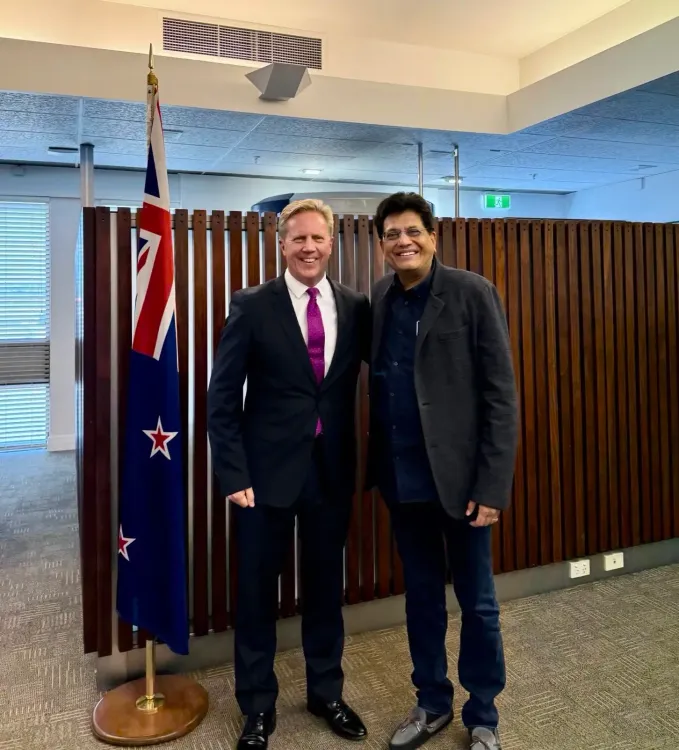 What Steps is Piyush Goyal Taking to Advance the Free Trade Agreement with New Zealand?