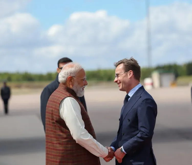 PM Modi arrives in Sweden, eyes stronger India-Sweden ties on second visit