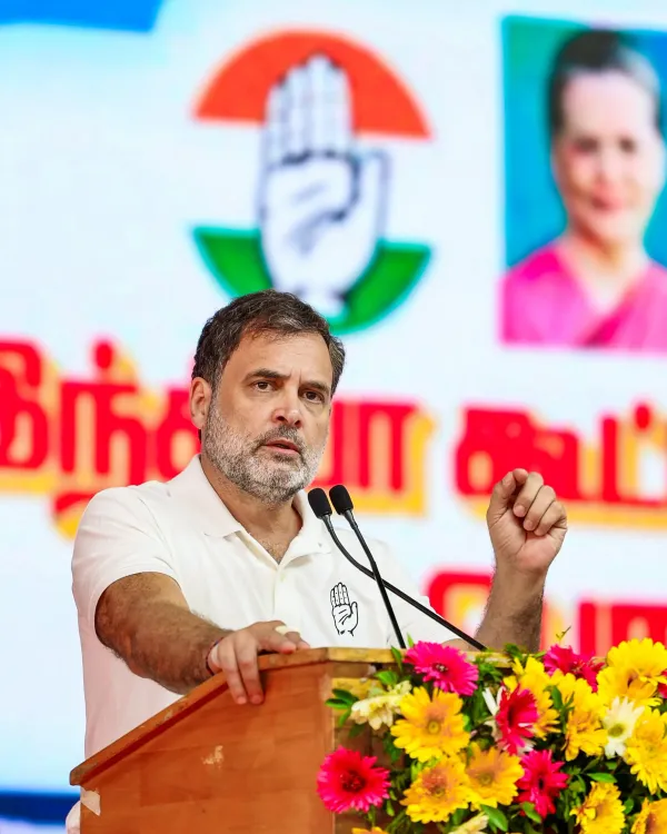 Rahul Gandhi Critiques BJP's Use of AIADMK as Proxy in Tamil Nadu Politics