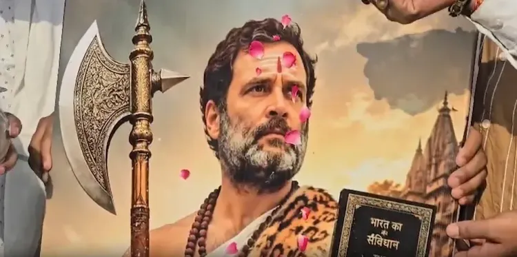 Rahul Gandhi's 56th birthday: Youth Congress hails him as Parashuram in Varanasi, BJP objects