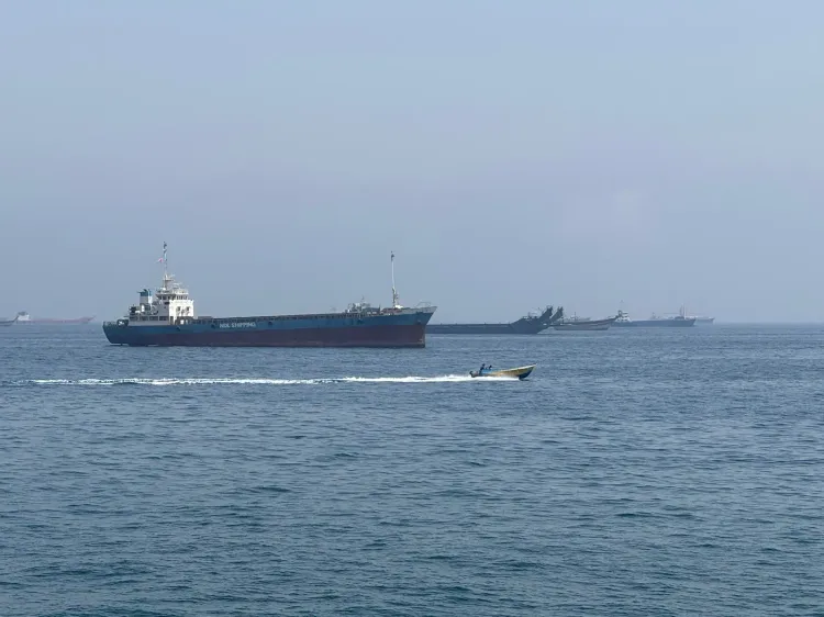 LPG tanker hit by debris near Strait of Hormuz in second attack Monday