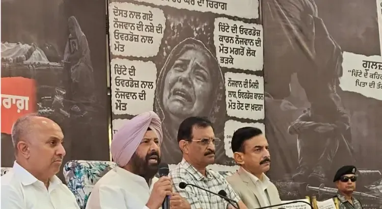 Ludhiana families allege police inaction on drugs at BJP's Punjab march