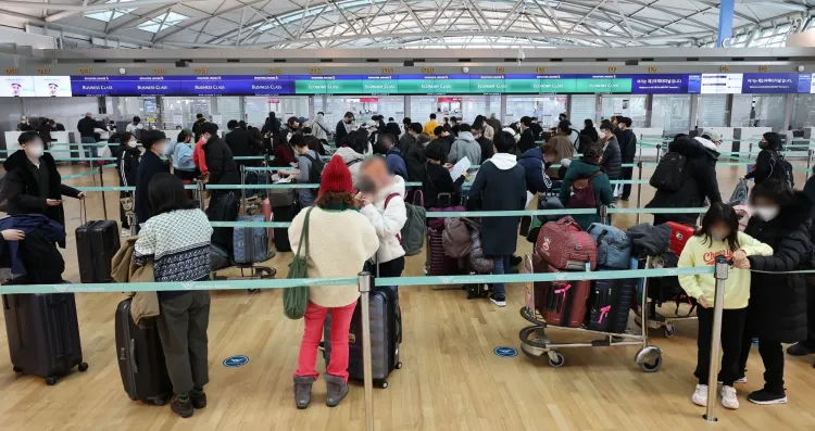 मध्य पूर्व के तनाव के बीच दक्षिण कोरियाई पर्यटकों की घर वापसी