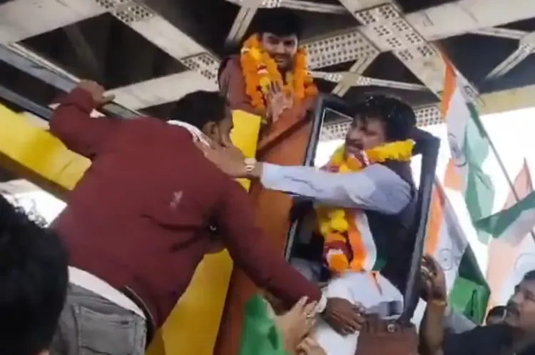 क्या मध्य प्रदेश में सांसद ने कर्मचारी को थप्पड़ मारा?