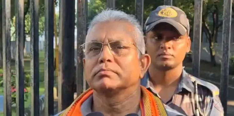 पश्चिम बंगाल मंत्री दिलीप घोष बोले — 'मदरसों में पनाह लेते हैं आतंकवादी', अवैध संस्थानों पर कार्रवाई का समर्थन