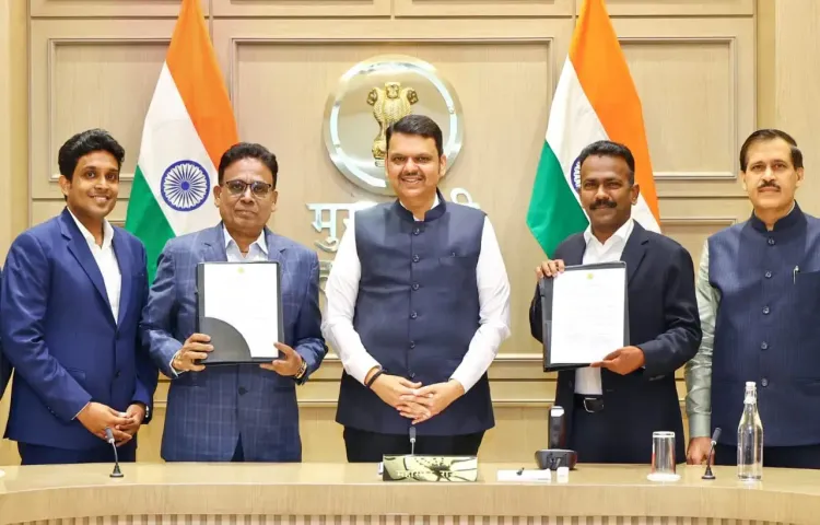 Maharashtra Government Secures MoUs Worth ₹1.75 Lakh Crore in Clean Energy and Tech