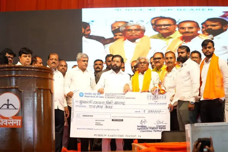 Eknath Shinde pledges drought relief for Maharashtra farmers, launches Shiv Sena aid drive