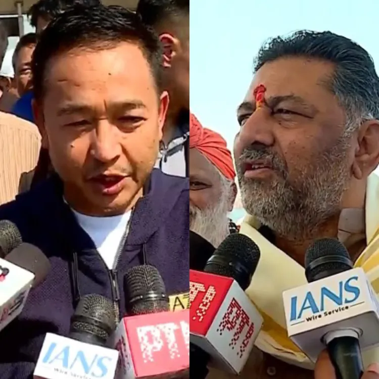 Maha Kumbh: Sikkim CM Tamang, Karnataka Deputy CM Shivakumar take holy dip in Triveni Sangam 