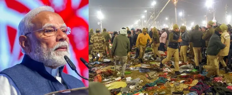 PM Modi Expresses Sorrow Over Maha Kumbh Stampede, Offers Condolences to Victims' Families